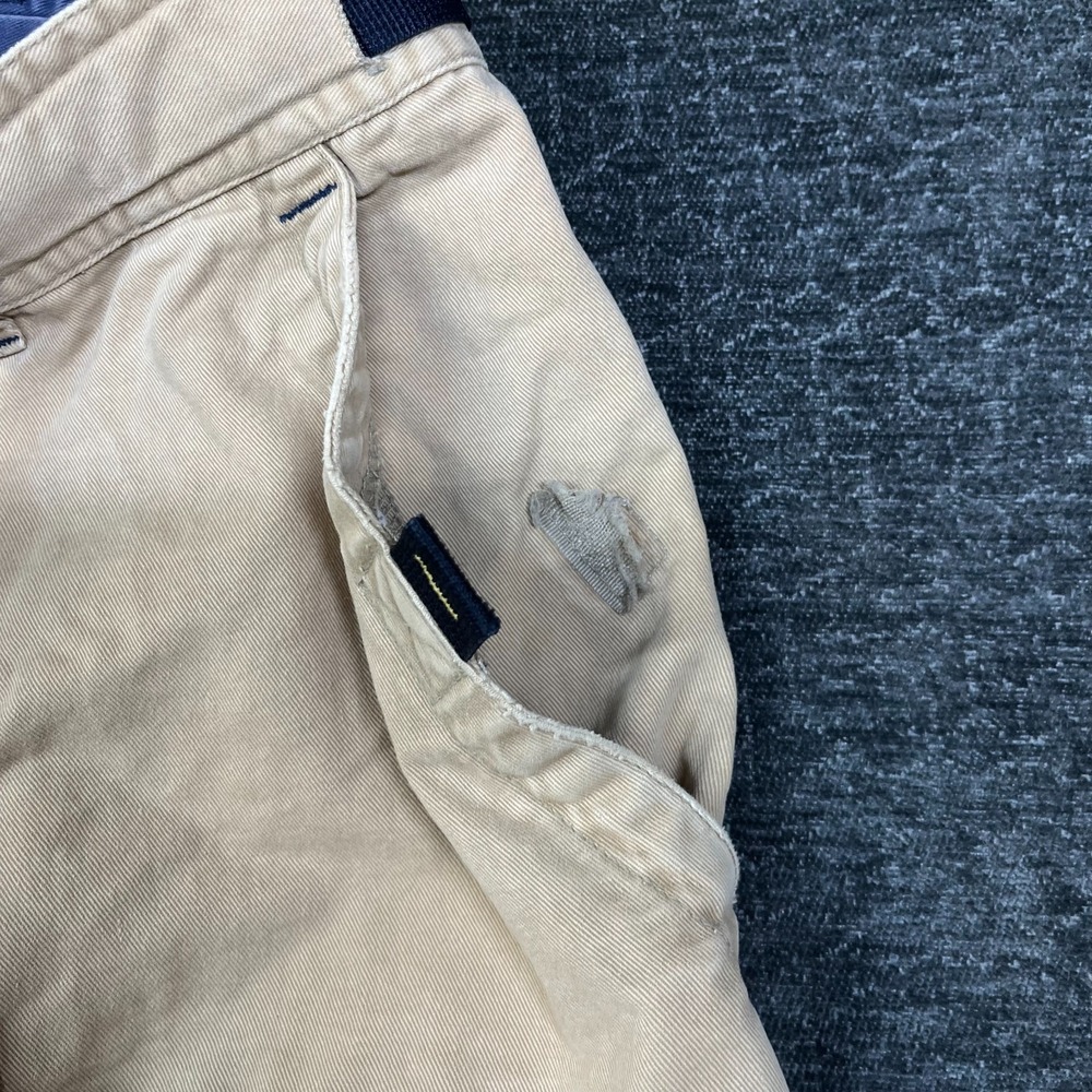 Vintage Club R Jeans USA Cargo Shorts Men's Tan Beige Belted Utility Y2K - 36 - Picture 6 of 16